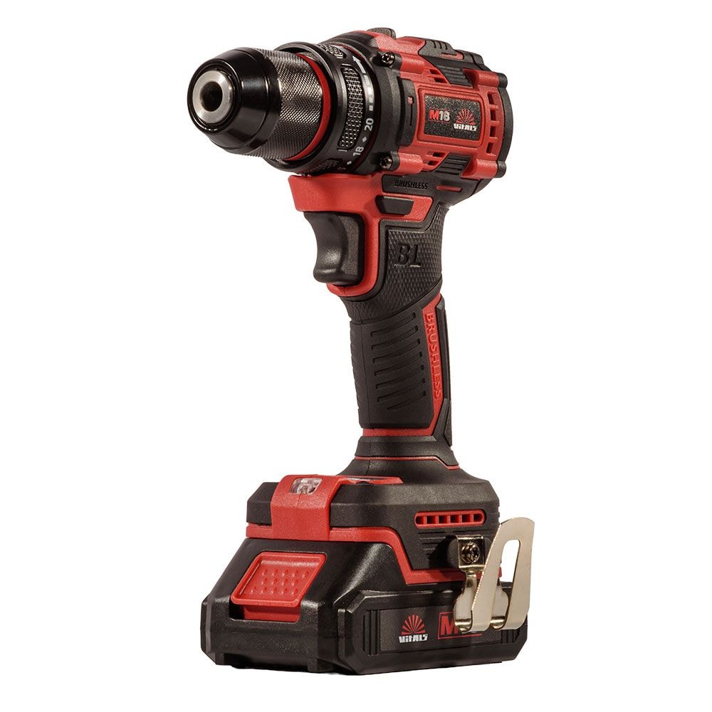 Дриль-шуруповерт акумуляторний Vitals Master AU 1832c BL Kit 235330