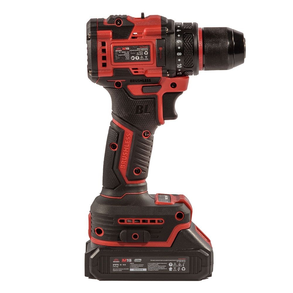 Дриль-шуруповерт акумуляторний Vitals Master AU 1832c BL Kit 235330