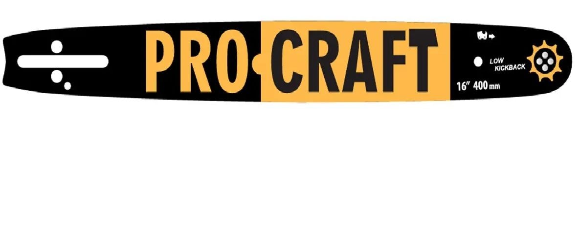 Шина 18 (45см) 72 ланок, 1,5 товщина, 0,325 крок. PROCRAFT CH18-325