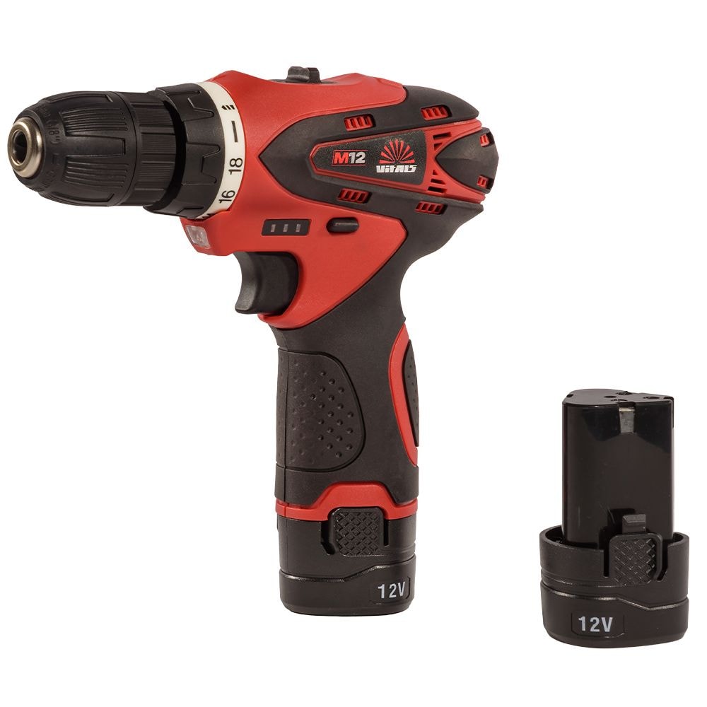 Дриль-шуруповерт акумуляторний Vitals AU 1221c Kit+ 235336