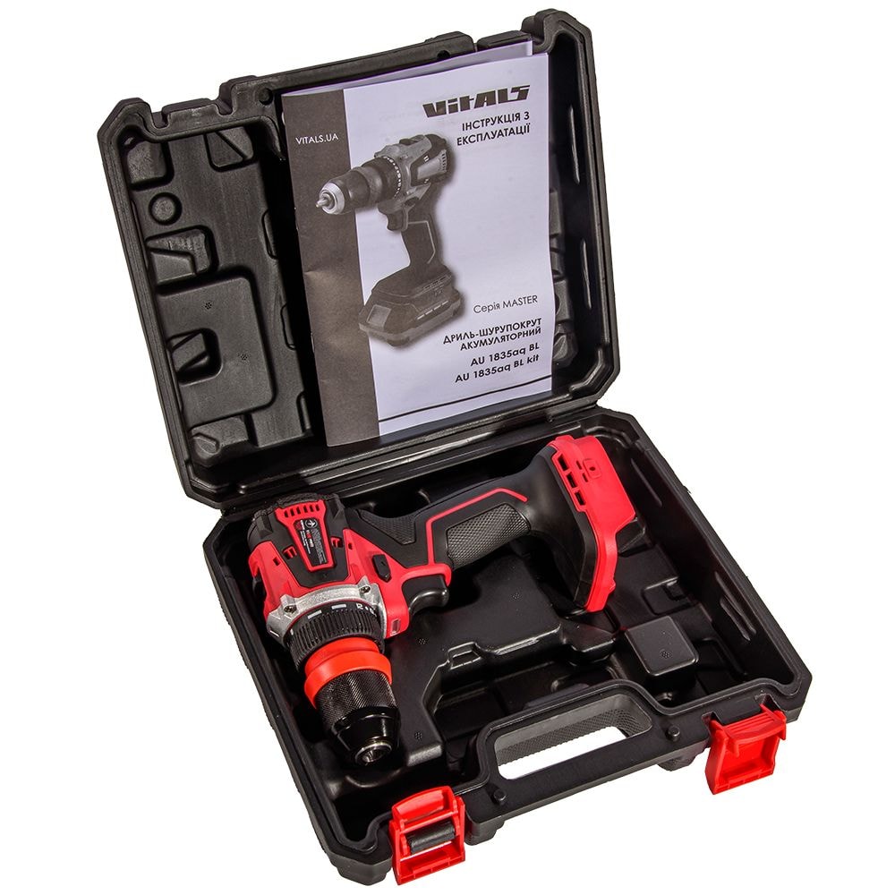 Дриль-шурупокрут акумуляторний Vitals Master AU 1835aq BL 235976