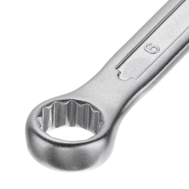 Ключ комбінований, 9 мм, Cr-V, покриття: сатин-хром, DIN3113, STORM XT-1009