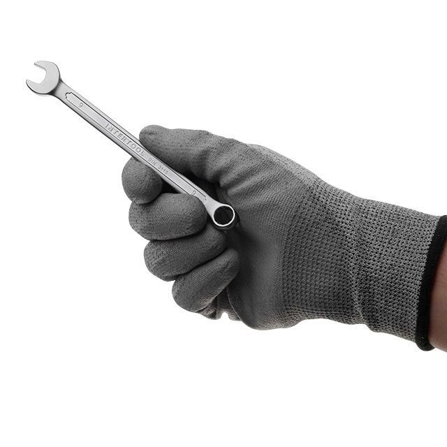 Ключ комбінований, 9 мм, Cr-V, покриття: сатин-хром, DIN3113, STORM XT-1009