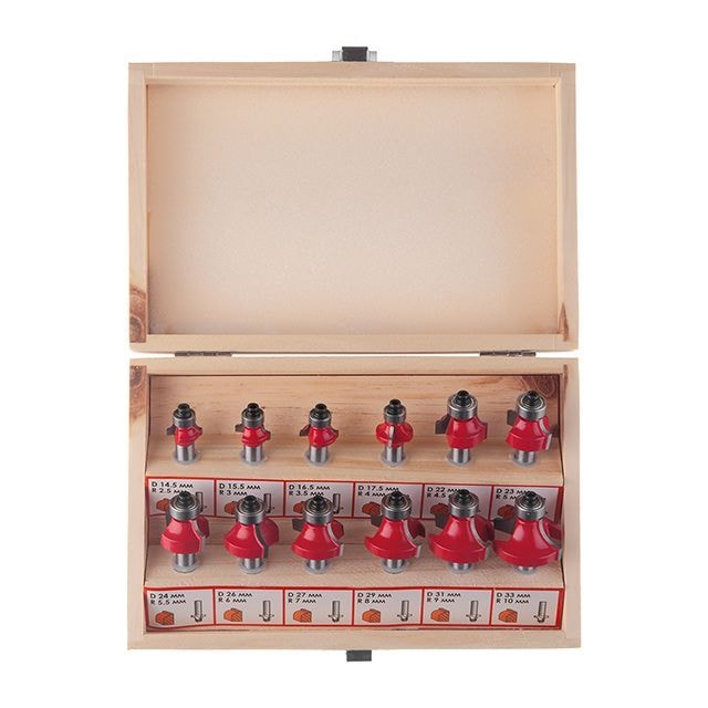 Набір фрез кальовочних, 12 шт. HT-0077