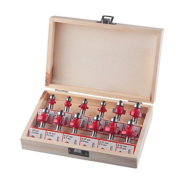 Набір фрез кальовочних, 12 шт. HT-0077