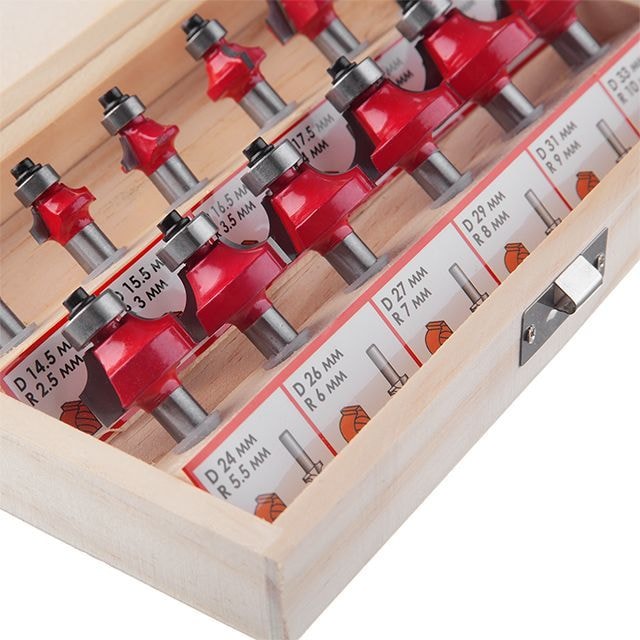 Набір фрез кальовочних, 12 шт. HT-0077