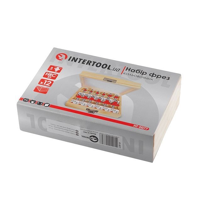 Набір фрез кальовочних, 12 шт. HT-0077