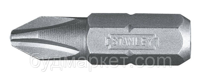 Насадка викруткова STANLEY : "Philips" PH2 х 25 мм. 25 (Шт/Уп.) 1-68-946