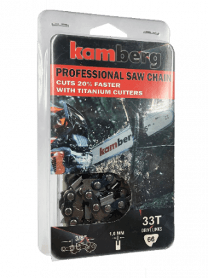 Ланцюг Kamberg PRO 3/8'' 66зв. паз 1.6(0.63) Titanium 502813