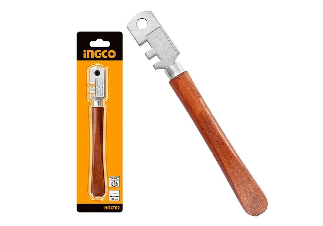 Склоріз 130 мм 6 різаків дерев’яна ручка INGCO