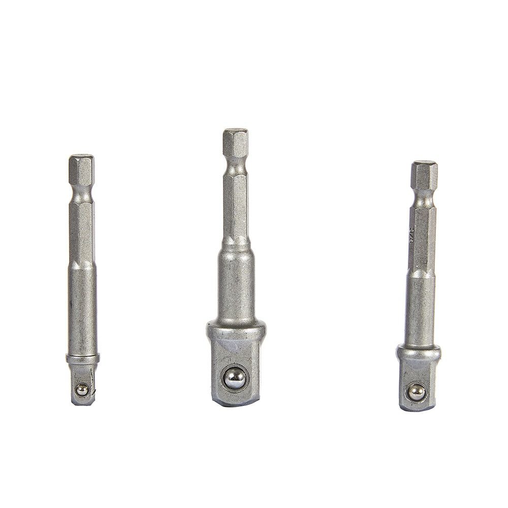 Набір перехідників до торцевих головок 1/2", 1/4" и 3/8" 3 шт INGCO