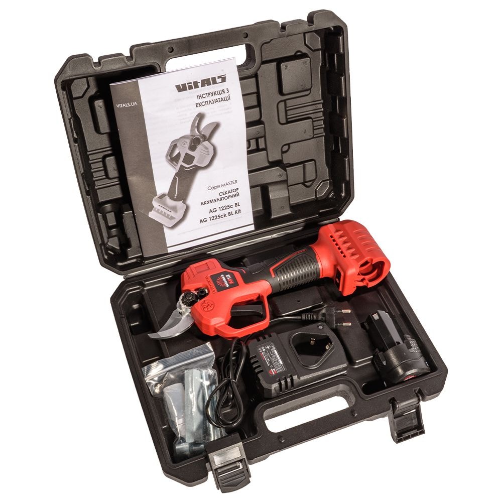 Секатор акумуляторний Vitals Master AG 1225ck BL Kit 235287