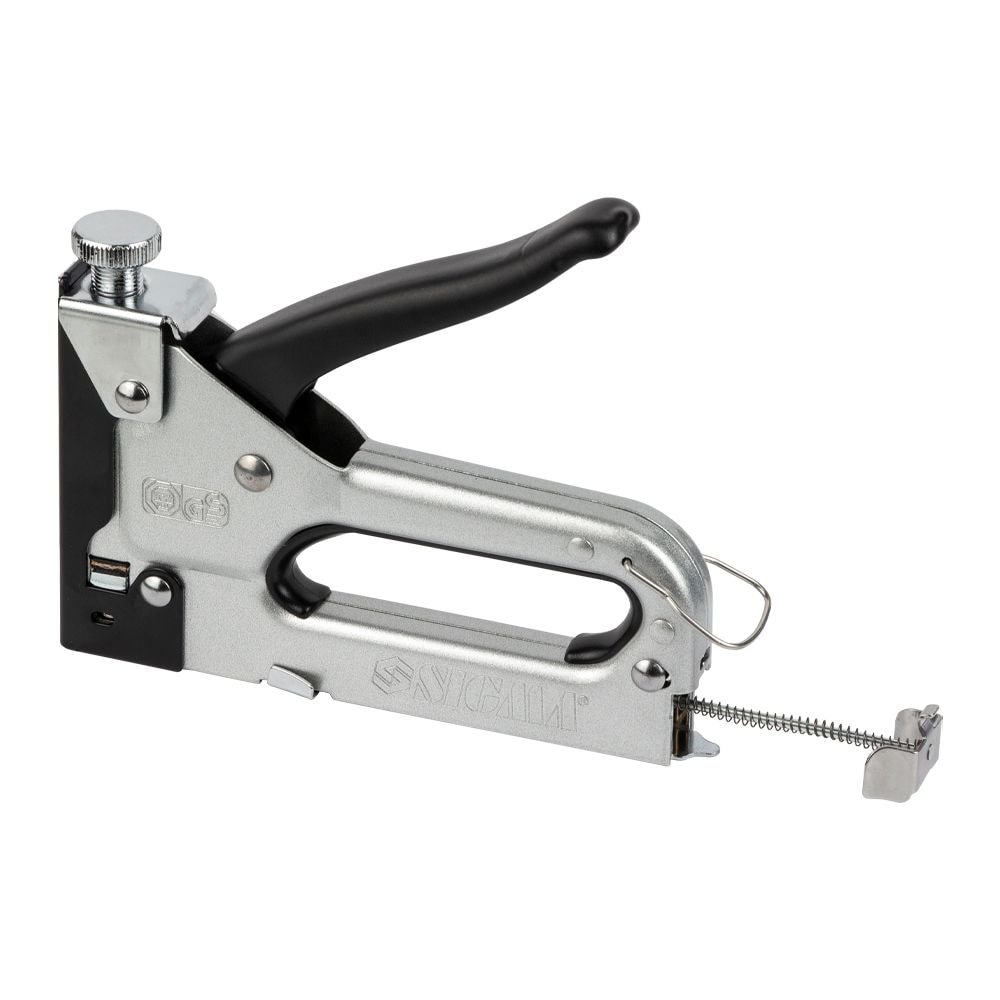 Степлер з регулятором для скоб 4-14мм (хром) 2821021