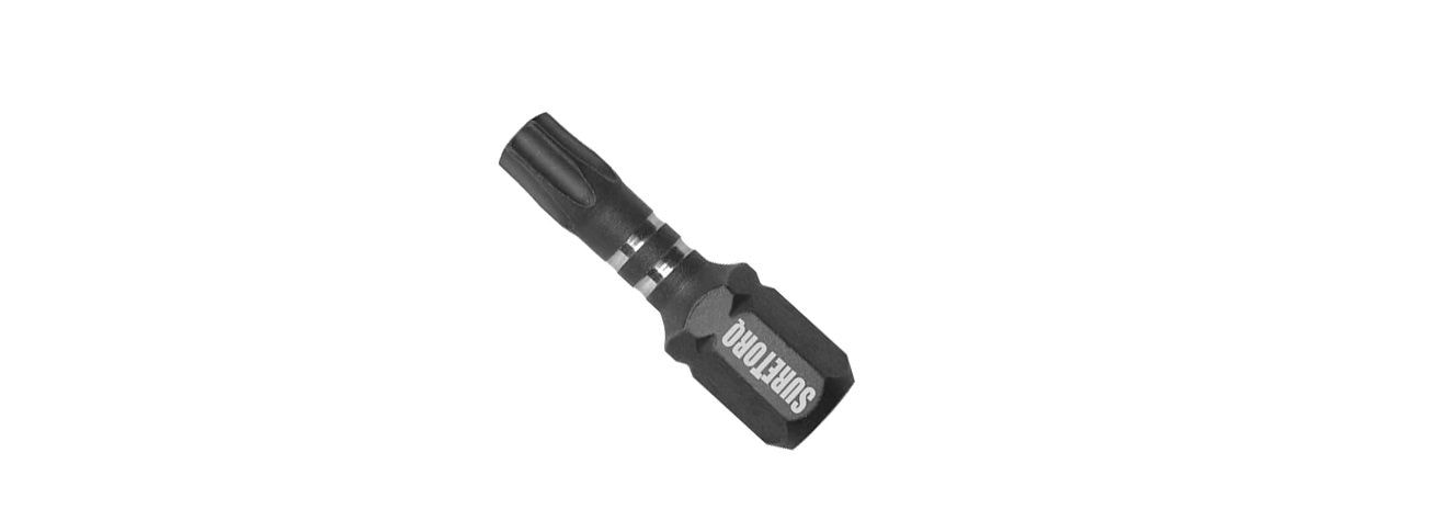 Біти SURETORQ TORX T25x25 чорні (15) 873-04