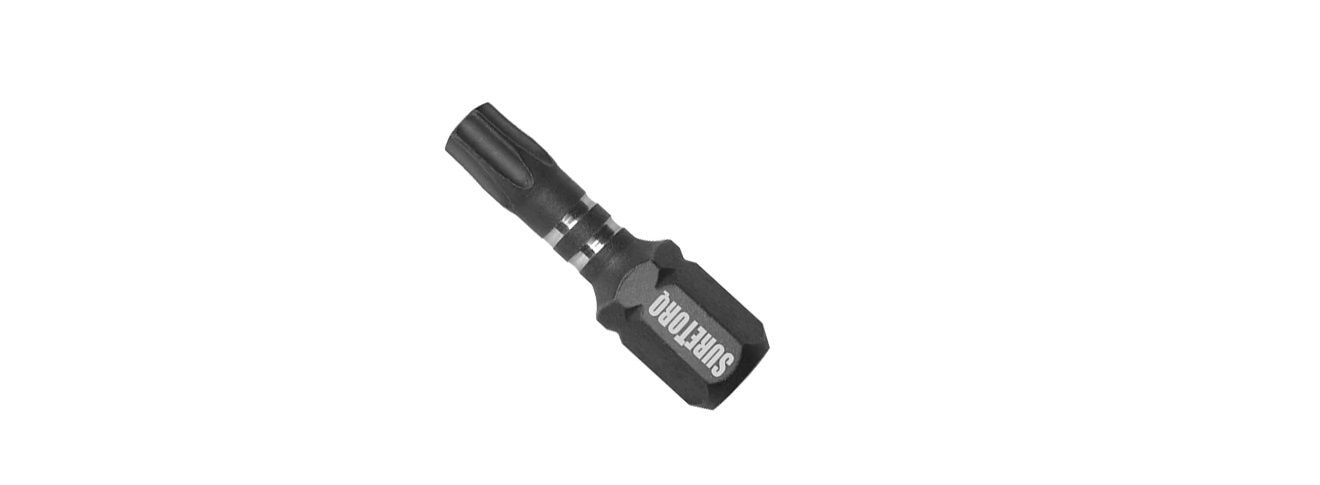 Біти SURETORQ TORX T30x25 чорні (15) 873-05