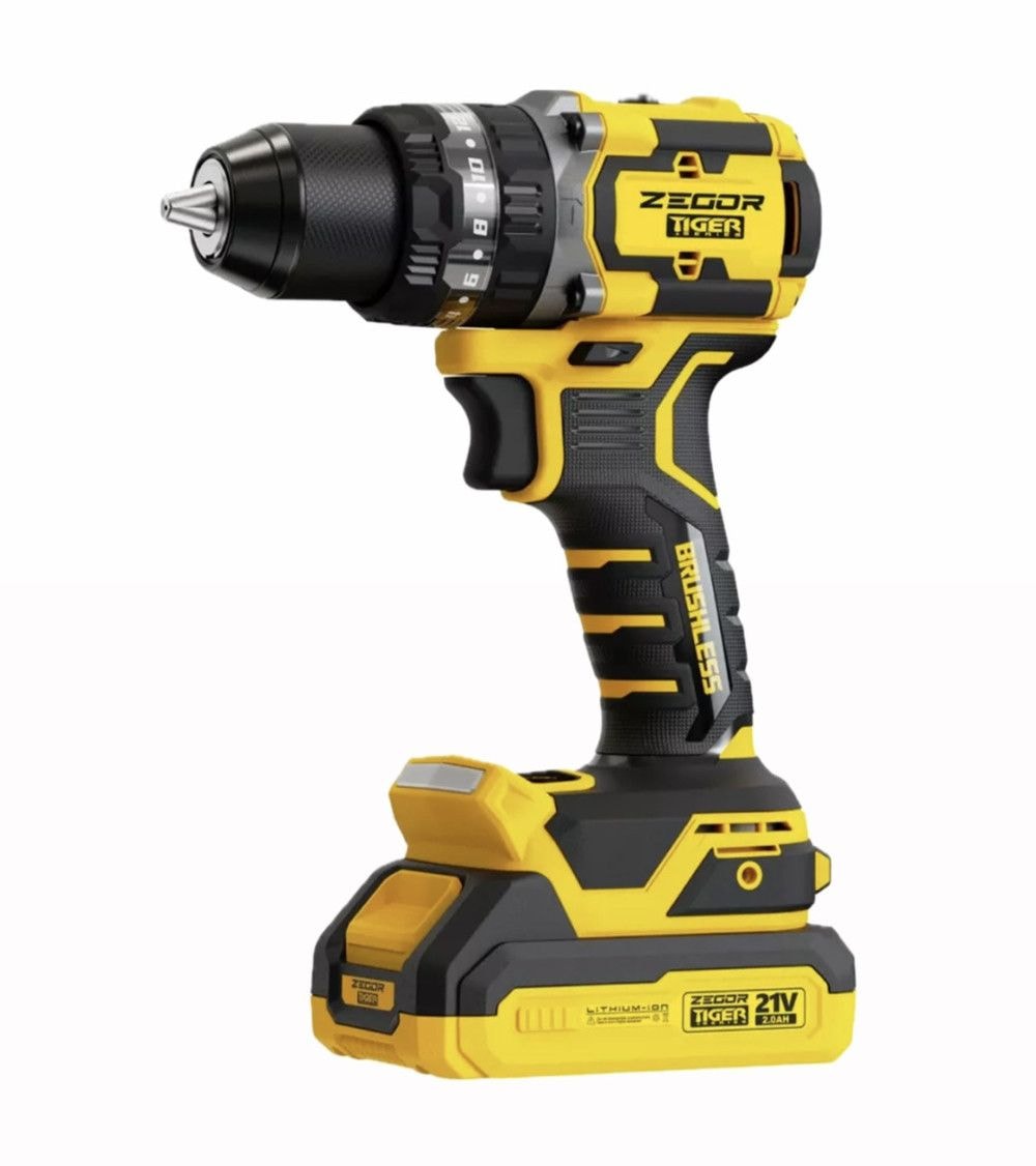 Шуруповерт акумуляторний CDTG-21BLH (ZEGOR) 4299