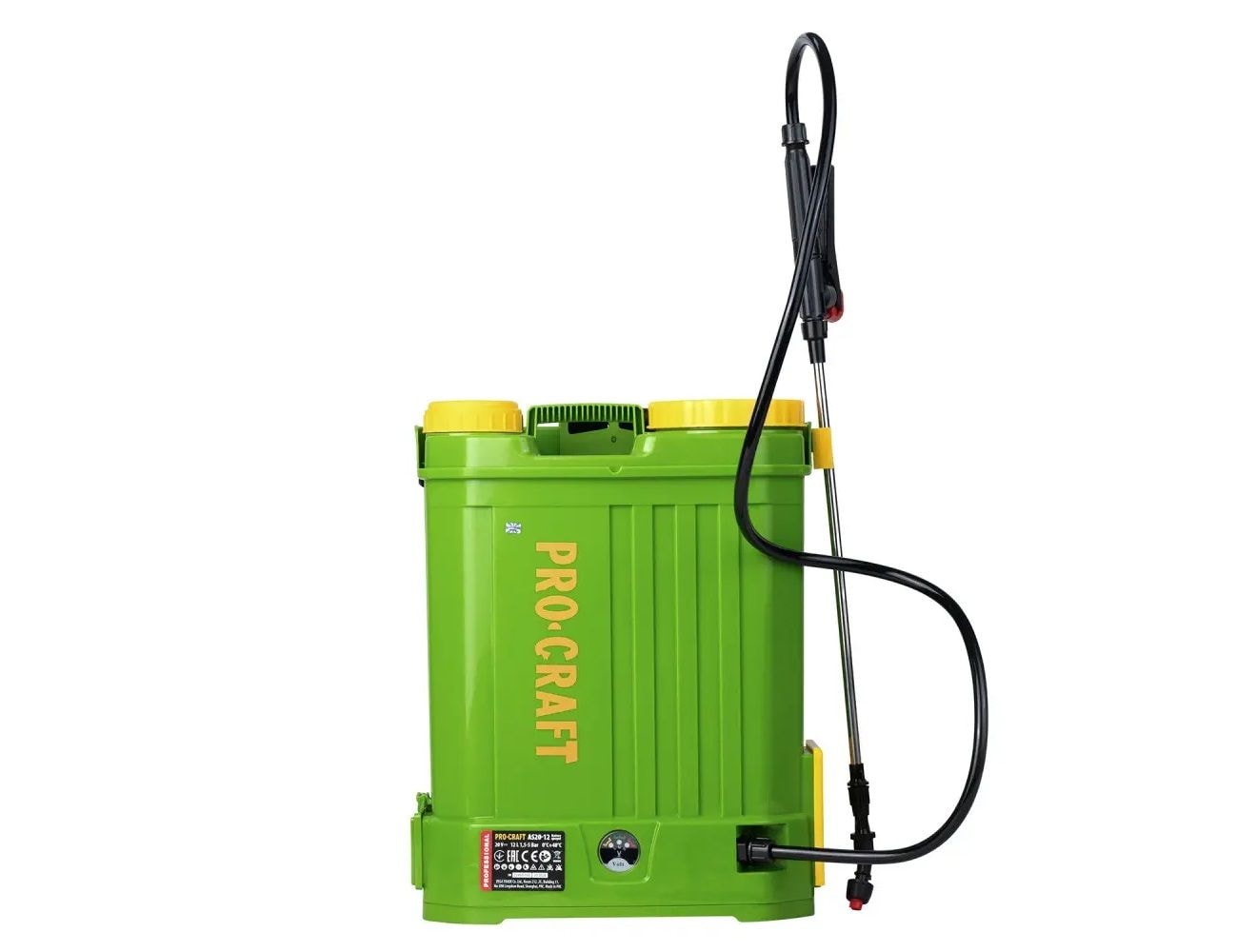 Набір  Обприскувач акум. PRO-CRAFT AS-20-12 / АКБ 20/2 / Зар. пристр. 21/1 штекер. 9981111
