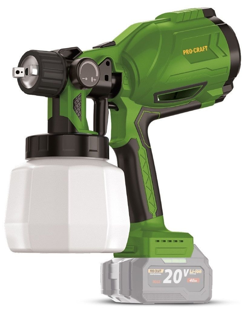 Пістолет-фарбопульт акум. PRO-CRAFT PSE-24 (без АКБ та зар.пристр.) 030289