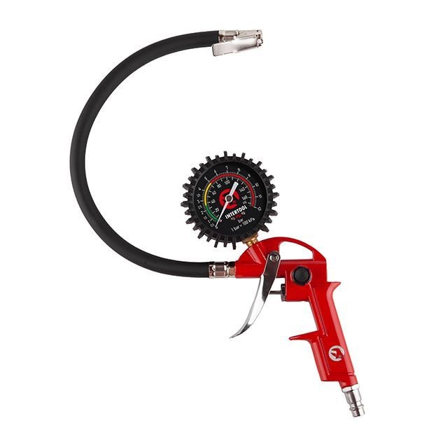 Пістолет для підкачування коліс із 63 мм манометром PT-0504