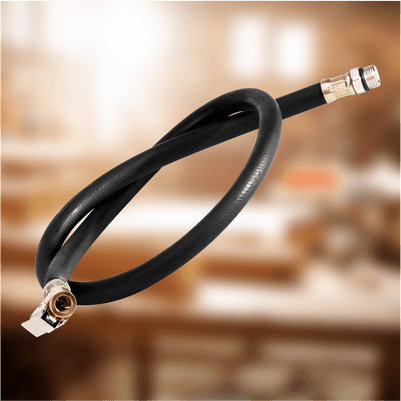 Шланг до пістолету для підкачування коліс, з наконечником, 80 см PT-0512