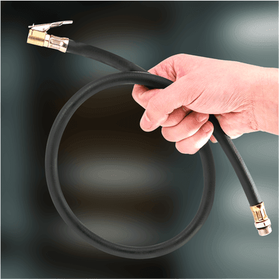 Шланг до пістолету для підкачування коліс, з наконечником, 80 см PT-0512