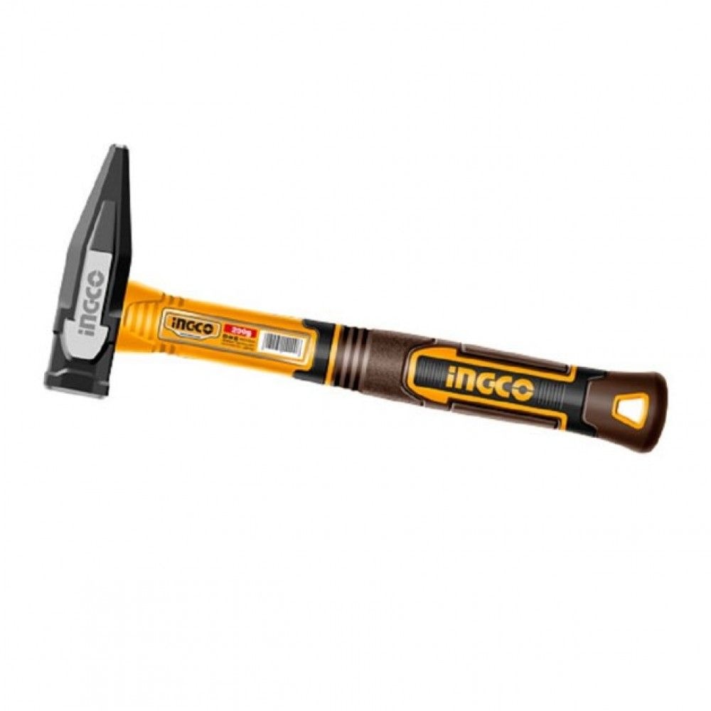 Молоток слюсарний фібергласова ручка 200 г INGCO HMH82200