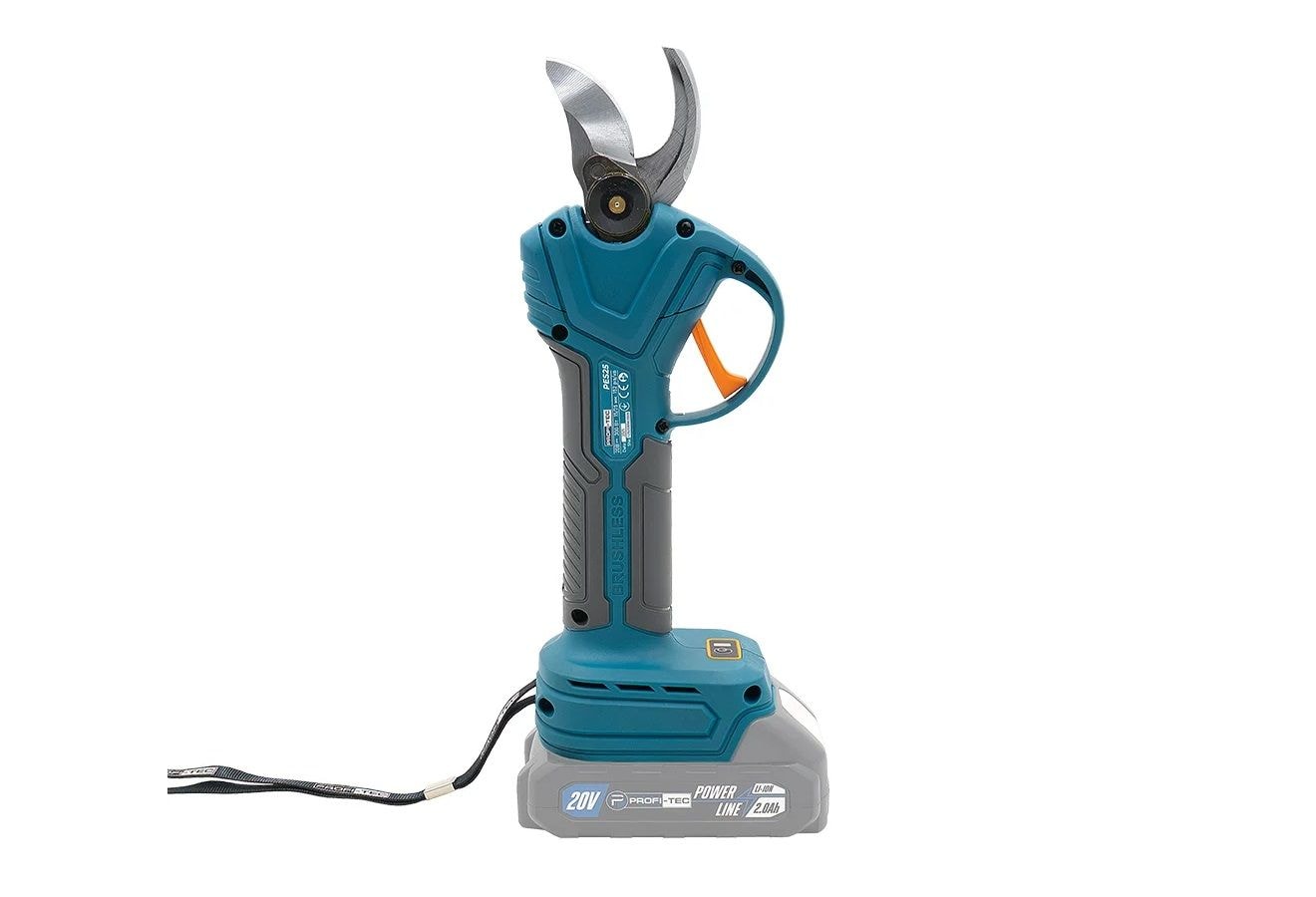 Акумуляторний секатор PROFI-TEC PES25, без акк та ЗП, коробка 007629