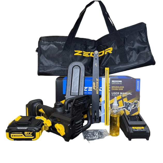 Пила ланцюгова акумуляторна CSPP-21BL-12 (ZEGOR) 4126