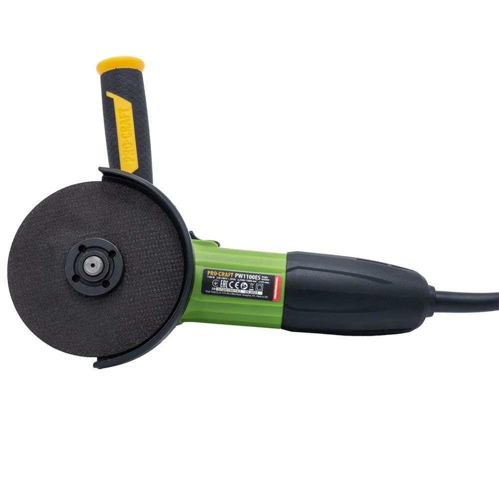 Шліфмашина кутова PRO-CRAFT PW-125/1100ES 011004