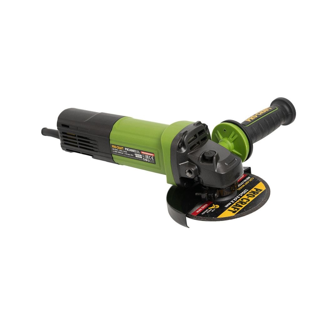 Шліфмашина кутова PRO-CRAFT PW-125/2400 ES 024003