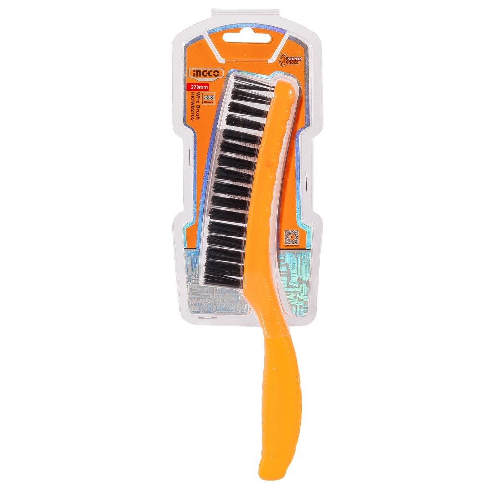 Щітка по металу 270 мм 5 рядів, пластик INGCO HKTWB2705