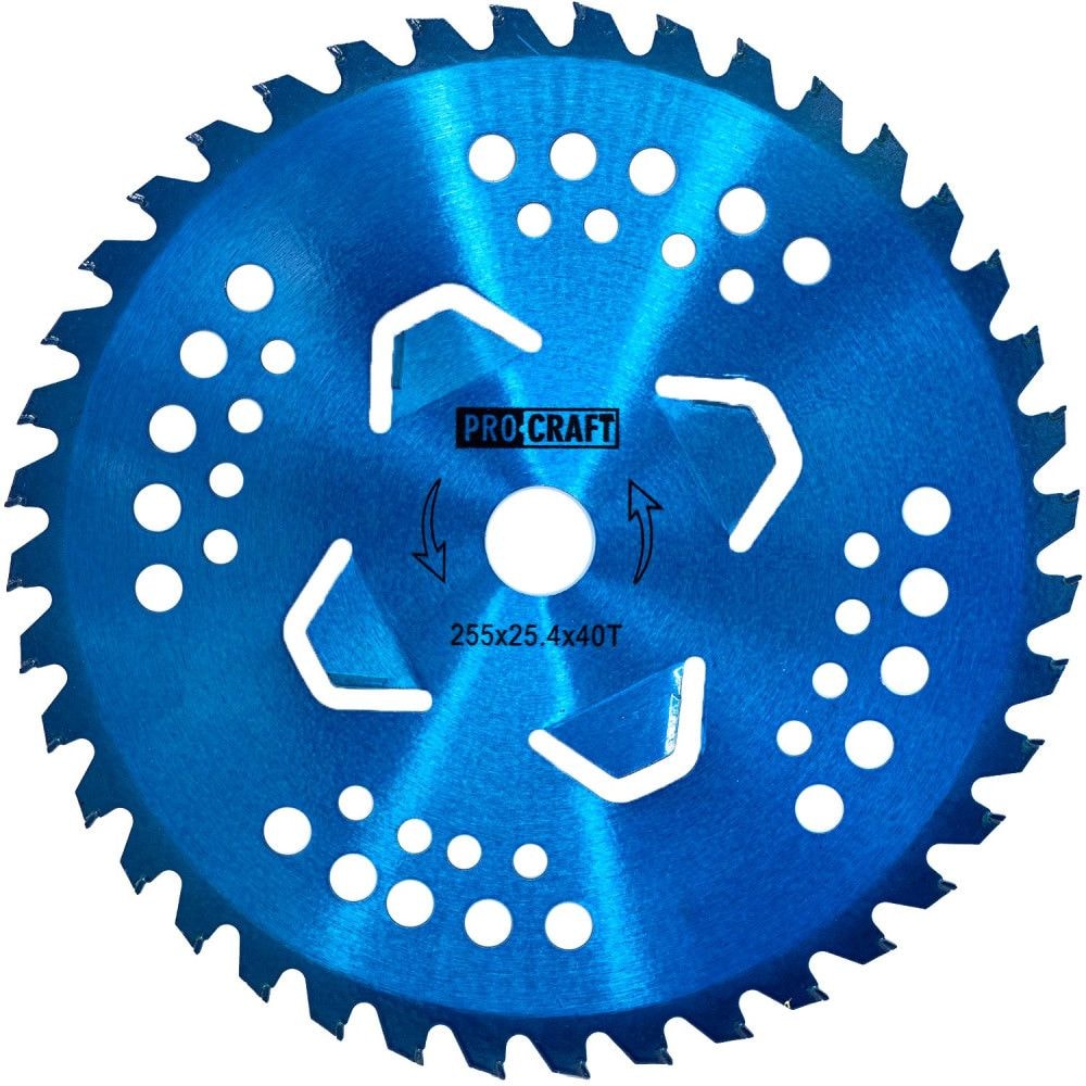 Ніж победит (синій)  (D255*25.4) PROCRAFT H/P-3/B