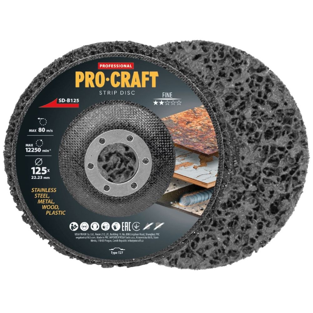 Диск зачисний кораловий PROCRAFT SD-B125 SDB125