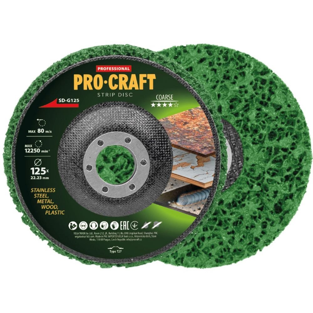 Диск зачисний кораловий PROCRAFT SD-G125 SDG125