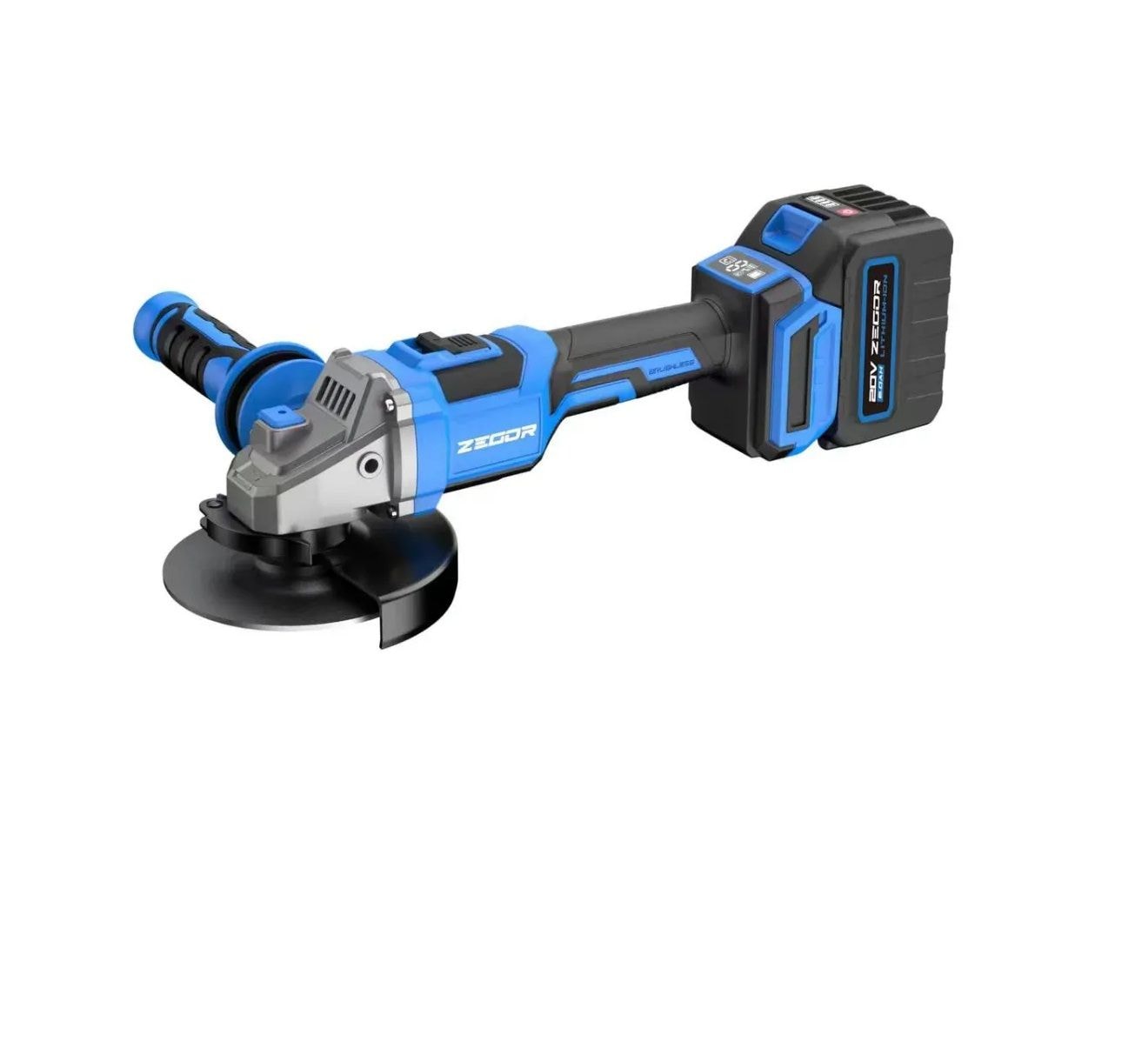Кутова шліфмашина акумуляторна AGAX-21BL MAX  (ZEGOR) 4430
