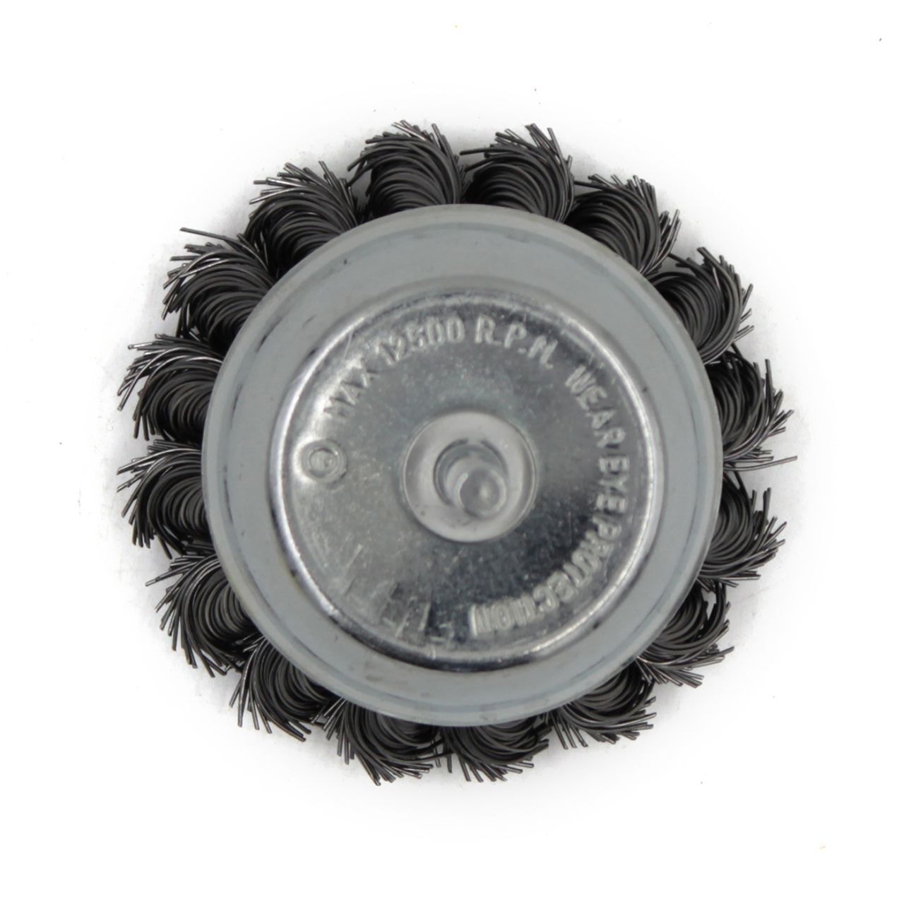 Щітка-крацовка чашкова для дрилі ? 100 мм, сталева жгутована 07-06-3100