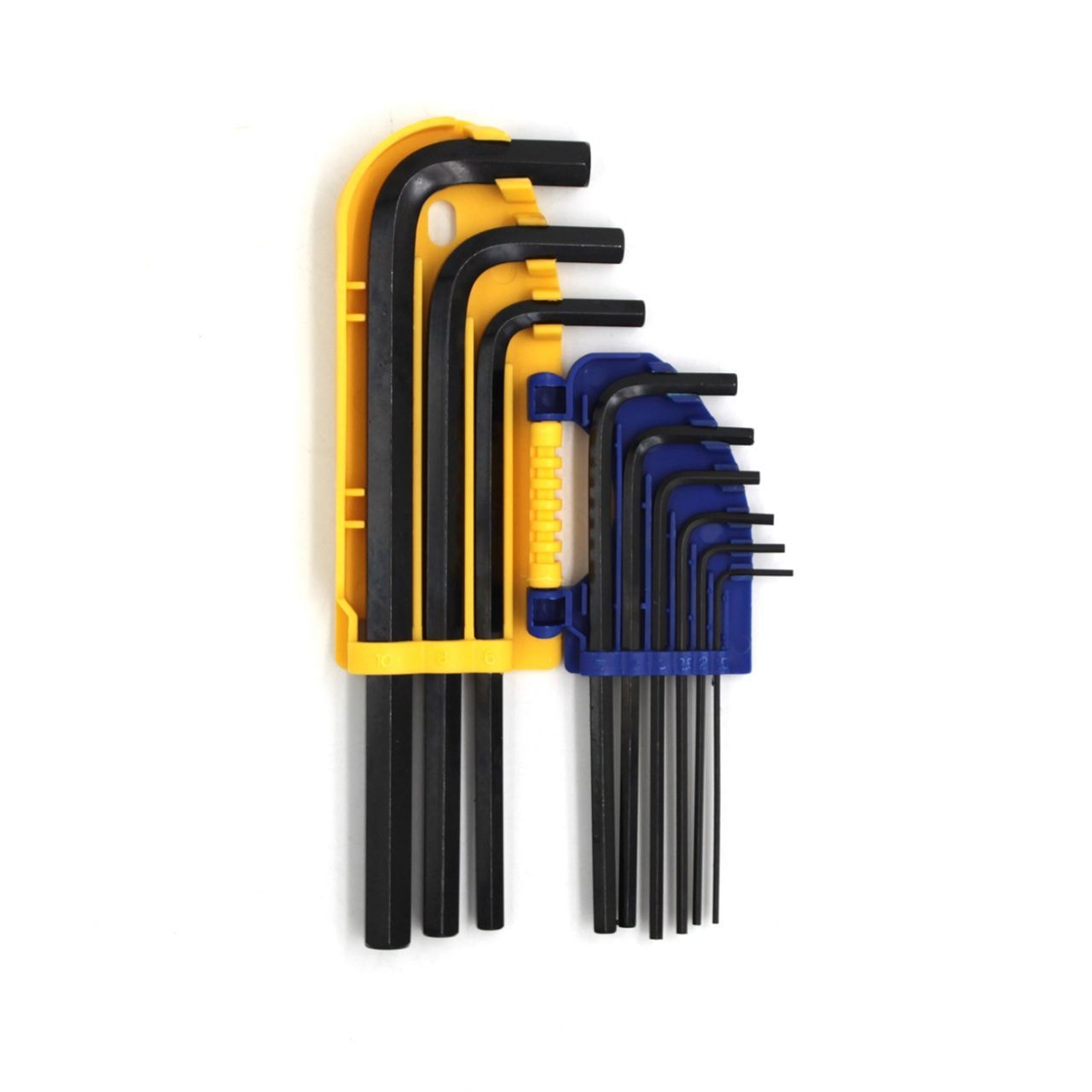 Ключі шестигранні 9 шт подовжені, 1.5, 2, 2.5, 3, 4, 5, 6, 8, 10 мм, CrV 02-08-9109