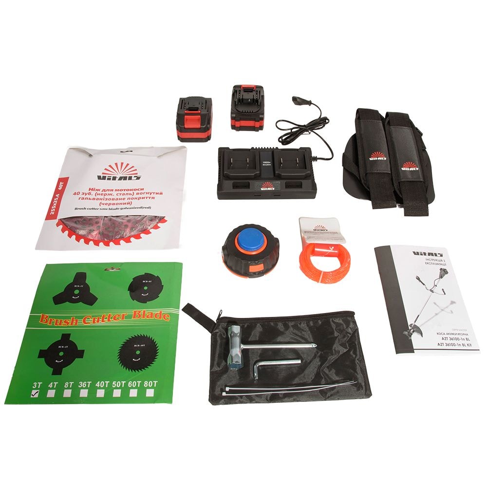 Коса акумуляторна Vitals Master AZT 36100-1n BL Kit 243560