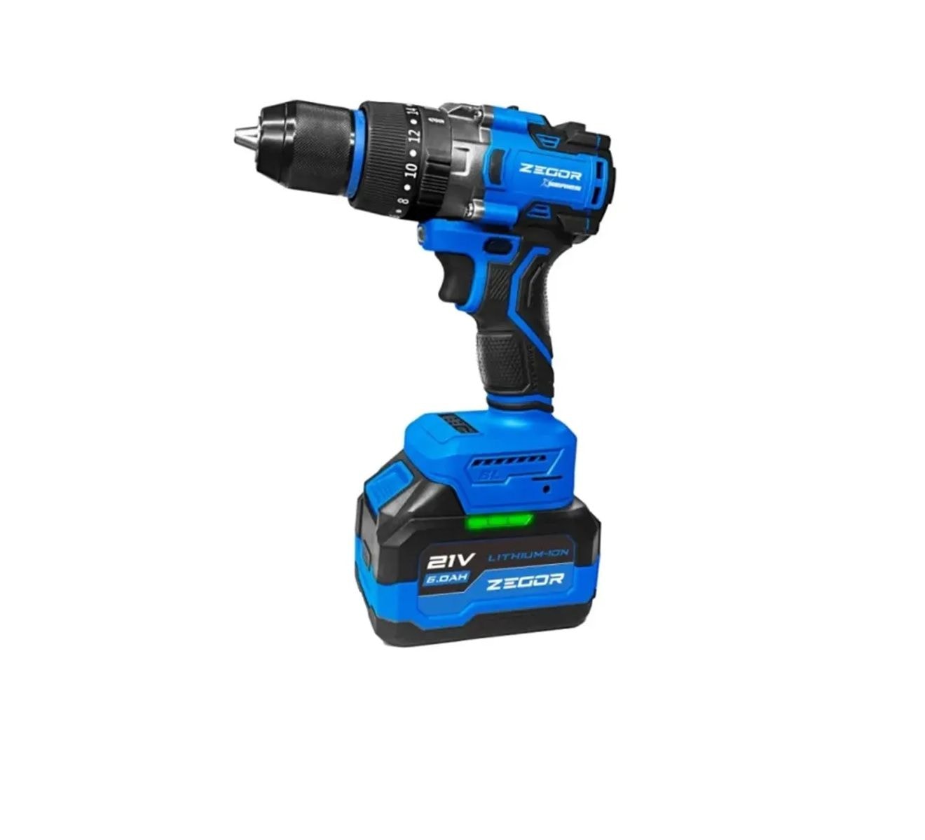 Шуруповерт акумуляторний CDAX-21BLH-150 (ZEGOR) 4234
