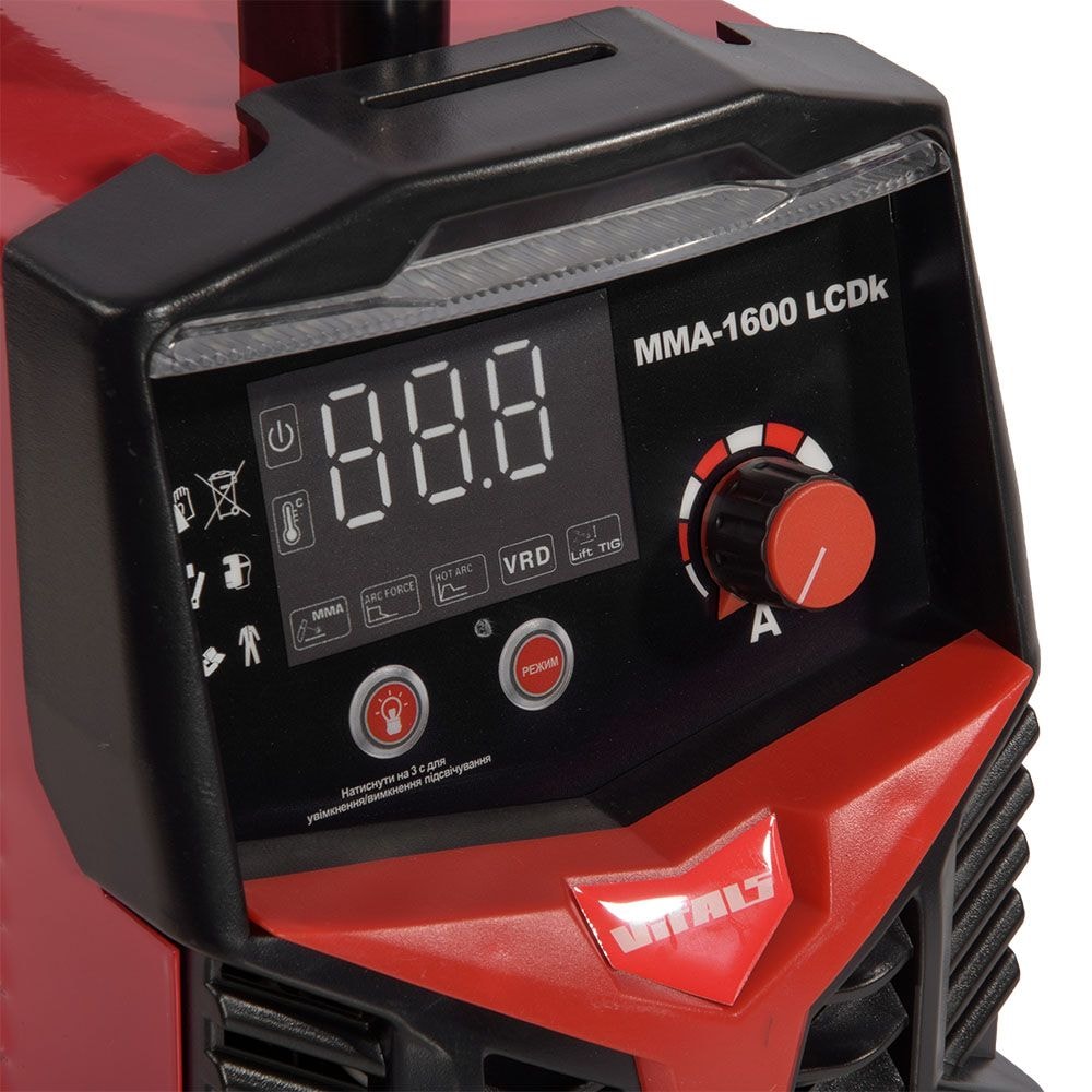 Зварювальний апарат Vitals MMA-1600 LCDk 241886