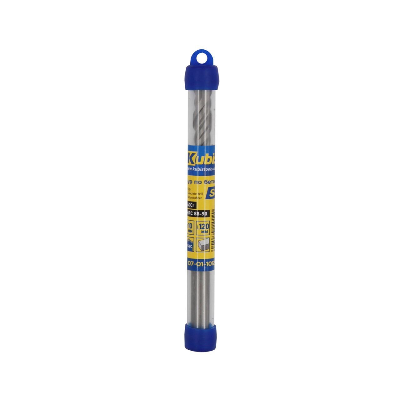 Бур по бетону S4 10 * 120 мм, 40Cr, YG8C HRC 88-90 07-01-1012
