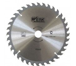 Диск пильний 125х22,23 40 зуб. по дереву WERK (WE109105/4332623) 36095