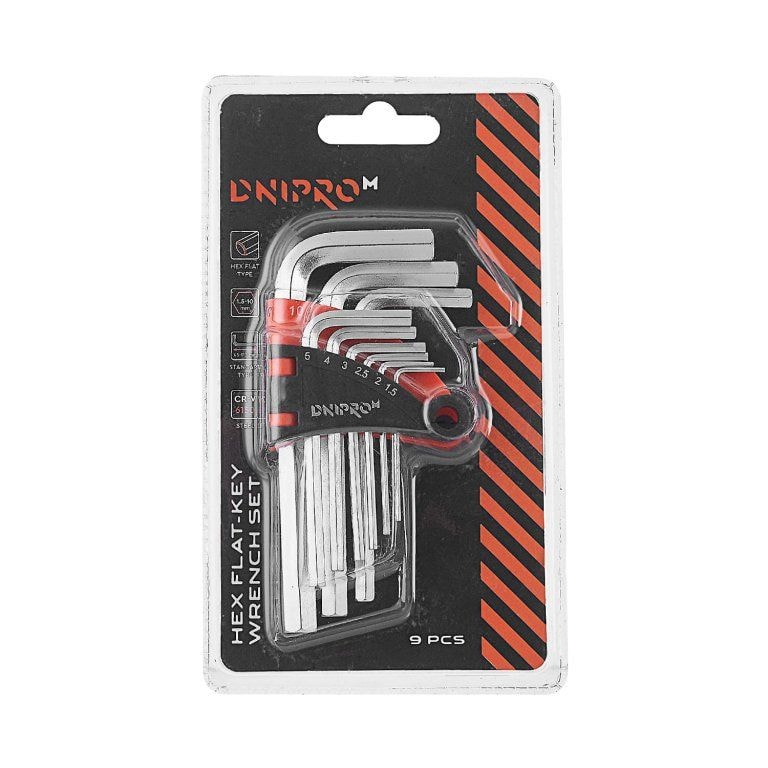 Набір ключів шестигранних Dnipro-M 9 шт. 49997000