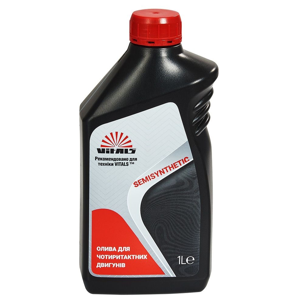 Олива для чотиритактних двигунів Vitals Semisynthetic API SL/CF каністра 1л ПЕ. 51443