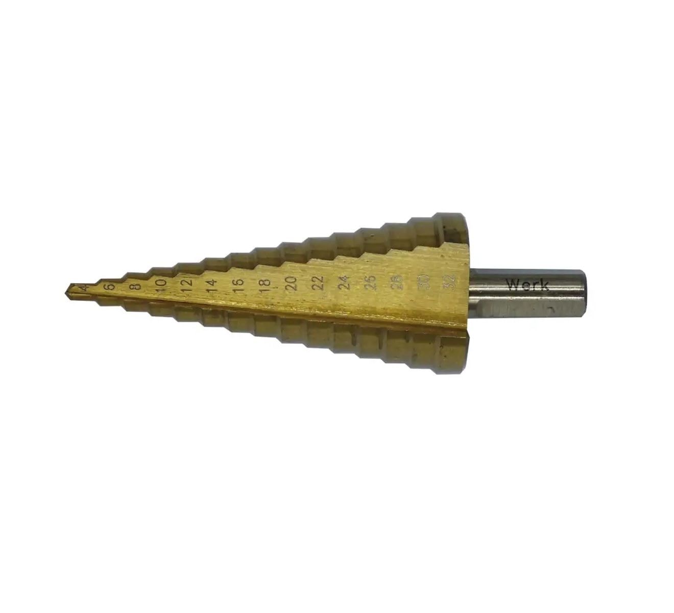 Свердло ступінчате по металу WERK 4-32mm (4,6,8,10,12,14,16,18,20,22,24,26,28,30,32) 88828