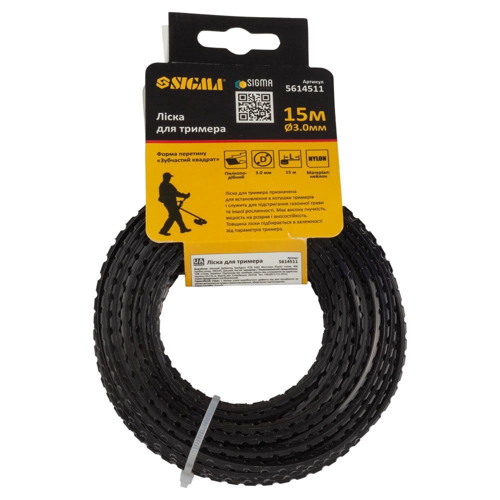 Ліска для тримера пилка O3.0мм 15м 5614511