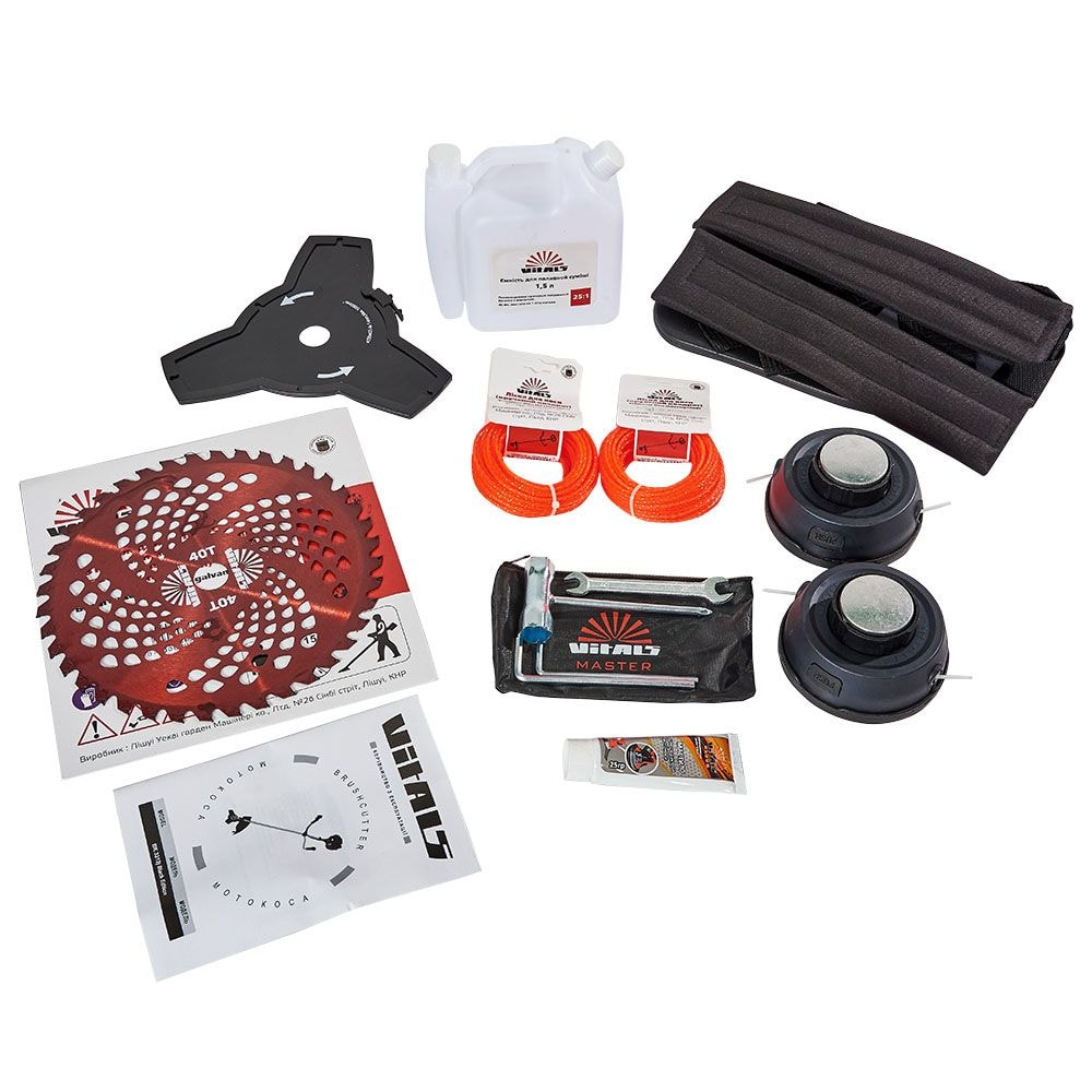 Мотокоса бензинова Vitals Master BK 3312j Black Edition 172049