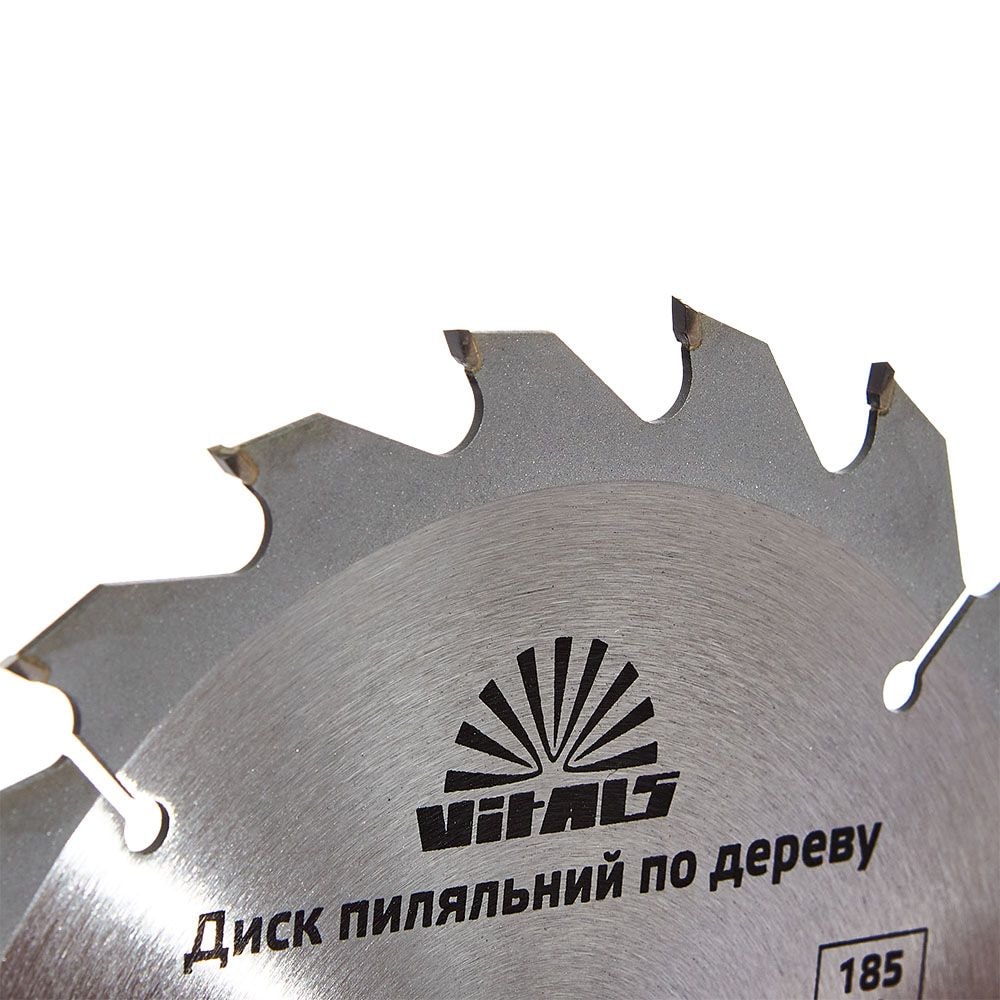 Диск пильний Vitals по дереву 185x20/16, ATB 20 168135