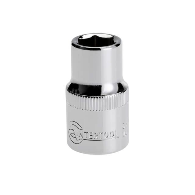 Головка шестигранна 1/2" 12мм * 38мм, Cr-V IN-ET-0012