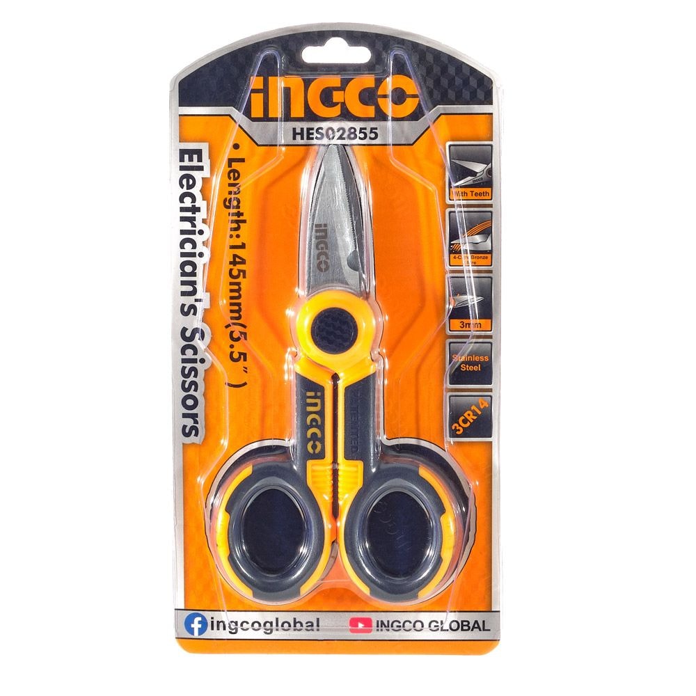 Ножиці електрика 145 мм INGCO HES 02855